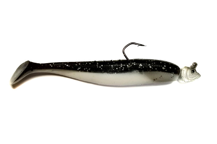 Fully Rigged 5 Arms 8 Bladed Umbrella Rig Bass Lure w/ Swim Baits and